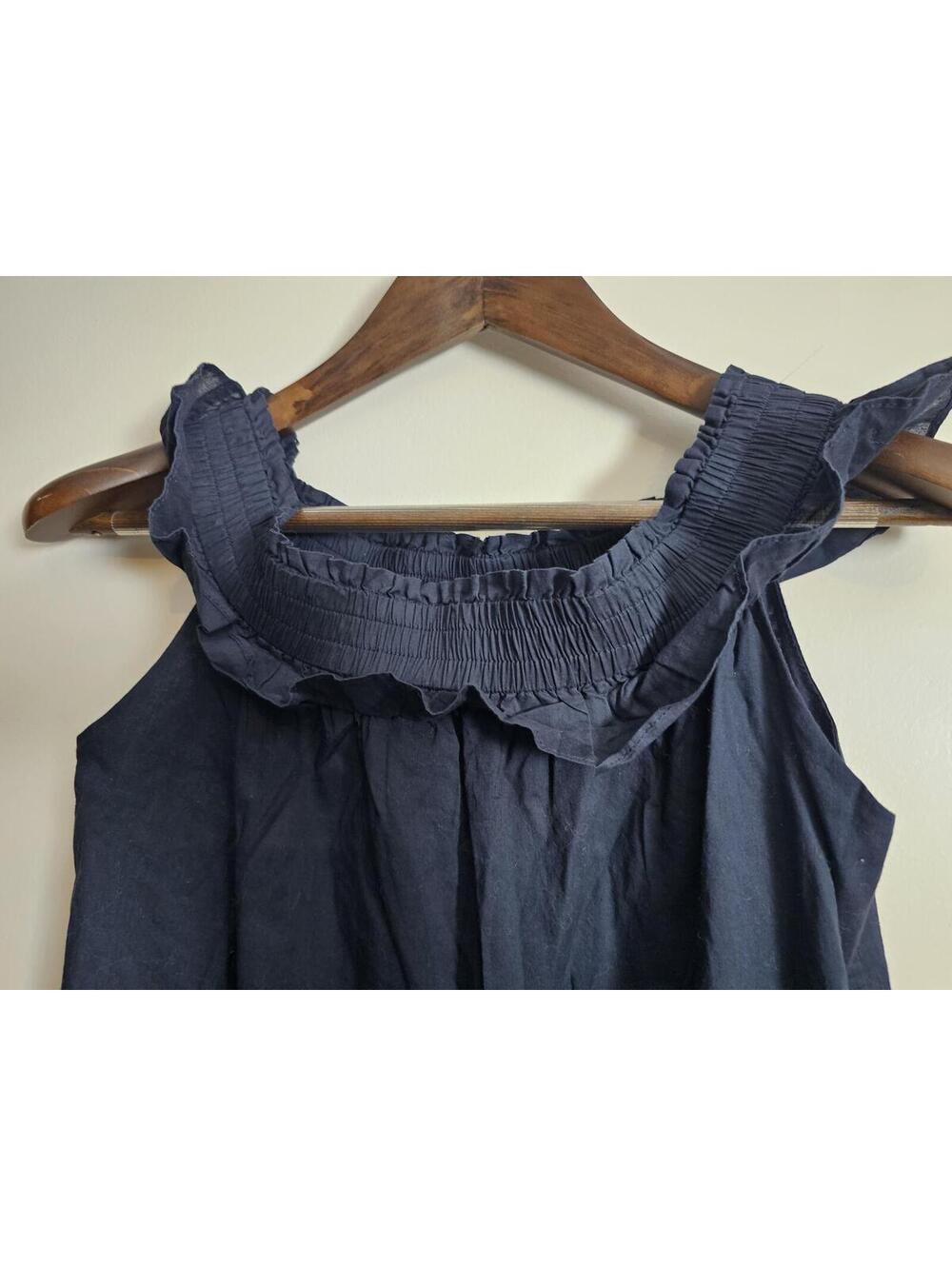 MISA Dress Blue Womens Size XS Los Angeles Ruffle